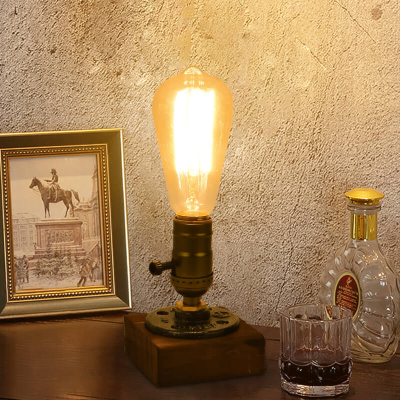 Coralie – Lampe de table rétro en fer