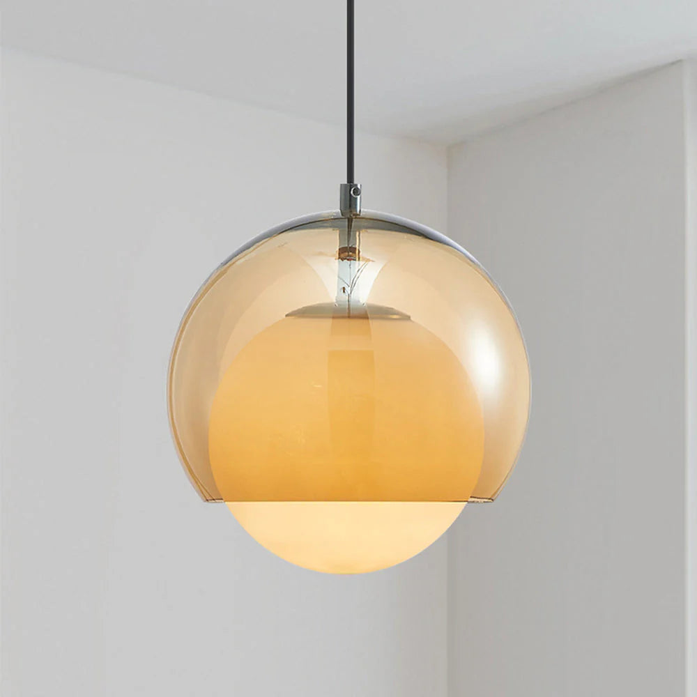 Yaori – Suspension Bauhaus rétro en orange