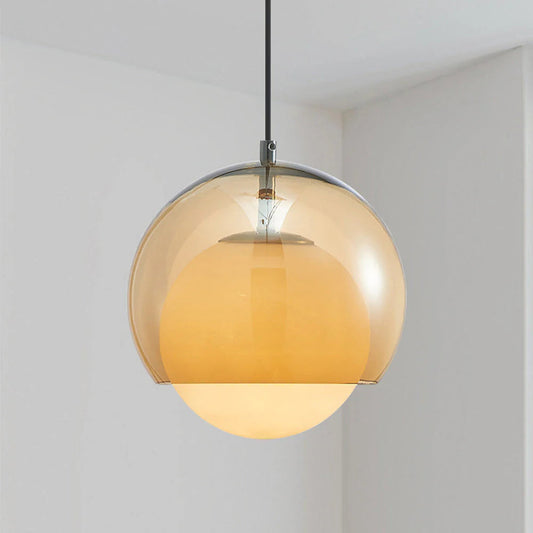 Yaori – Suspension Bauhaus rétro en orange