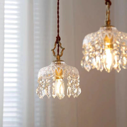Amy – Applique Murale Vintage en Cristal Française