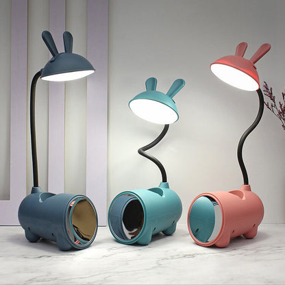 LumiFawn – Lampe de bureau LED moderne avec chargement USB
