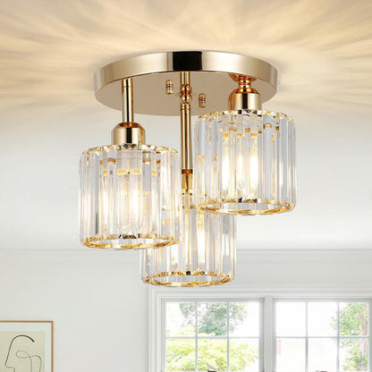 Malia – Lampe de Plafond LED Décorée de Cristal