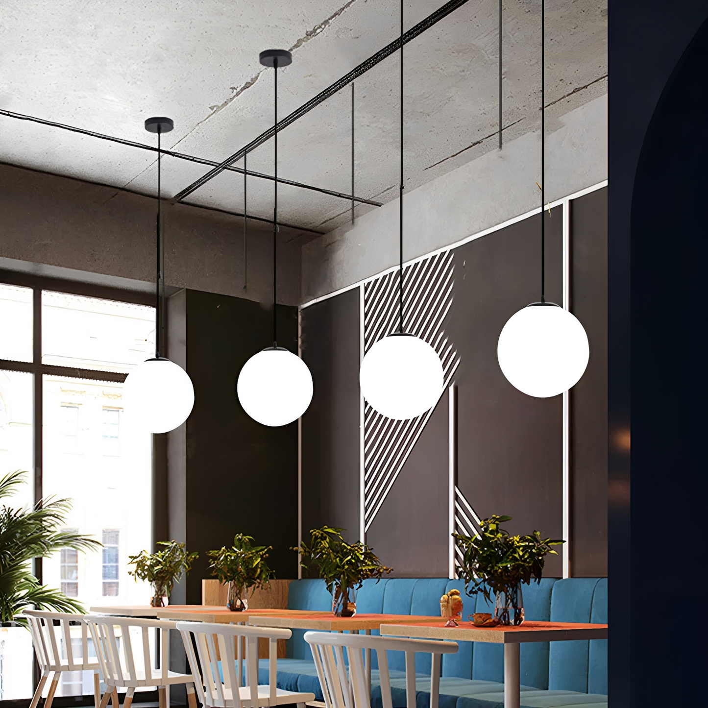 Delio – Suspension en verre simple