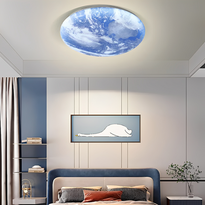 Kris – Moderne Lune-Ronde LED-Plafonnier