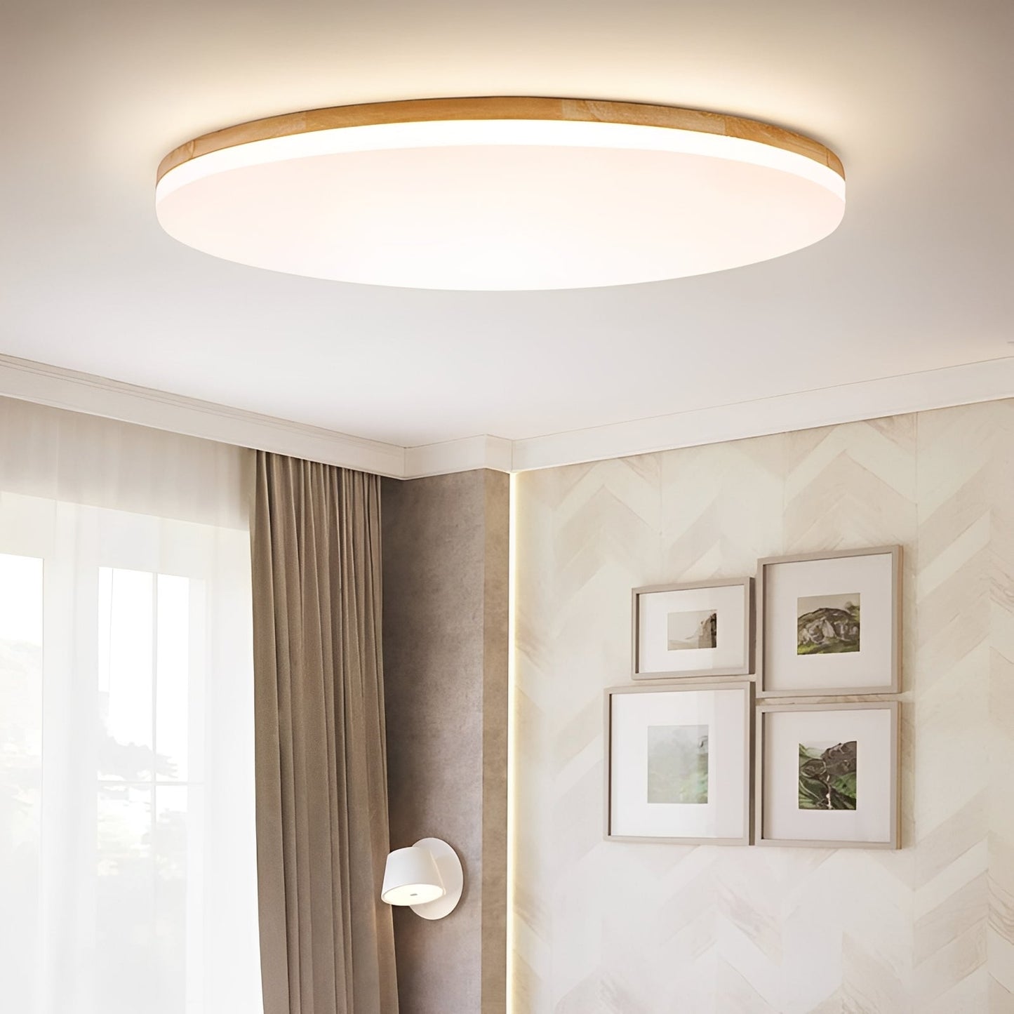 Atasha – Plafonnier LED ultra-fin