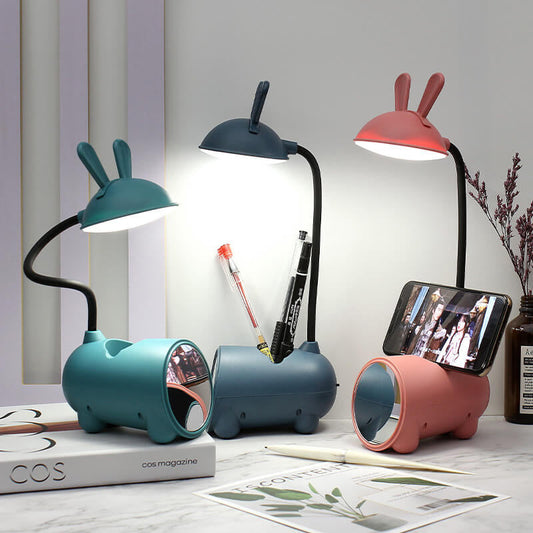LumiFawn – Lampe de bureau LED moderne avec chargement USB