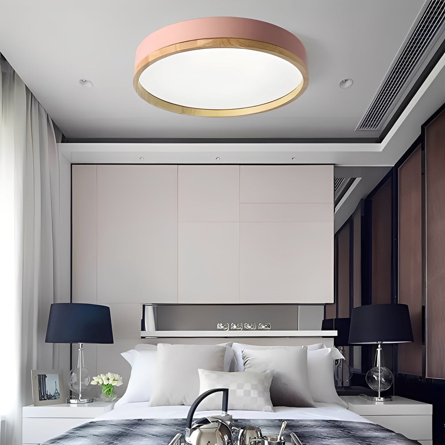 Chiara – Ronde Acrylique Plafonnier