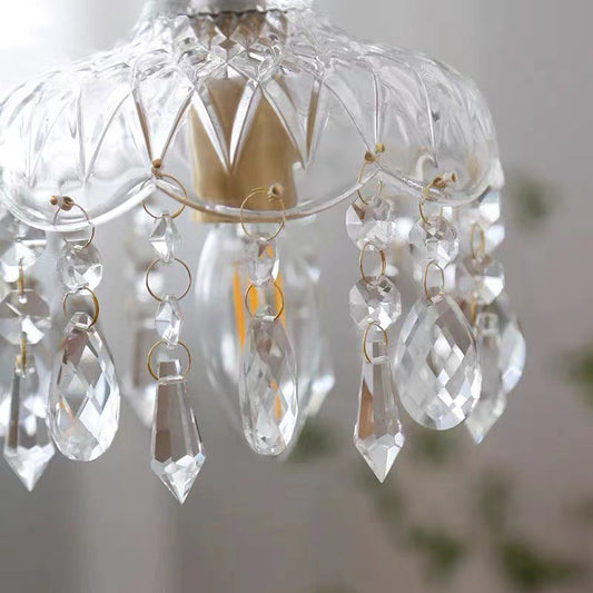 Amy – Applique Murale Vintage en Cristal Française