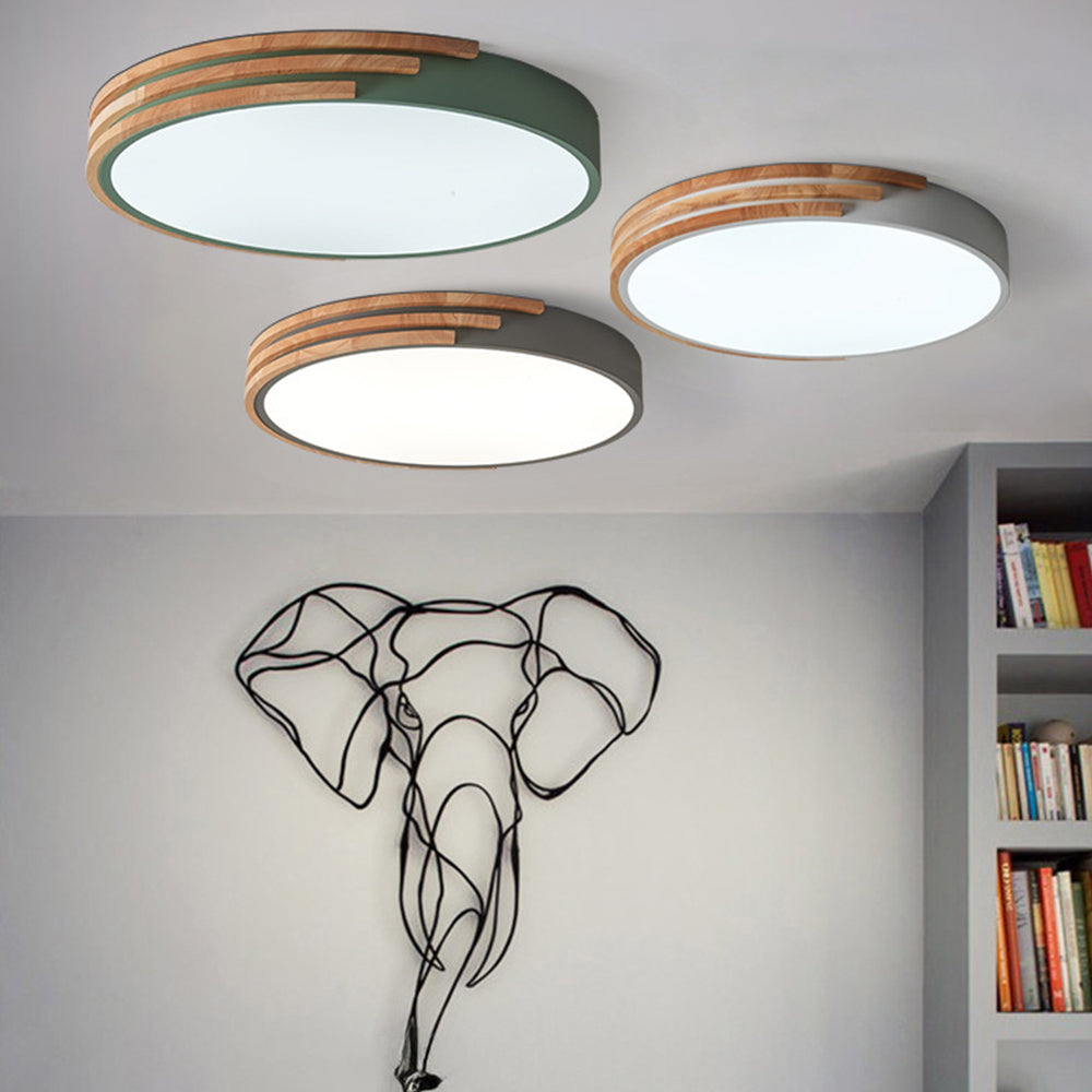 Reyo – Lampe de plafond LED ronde