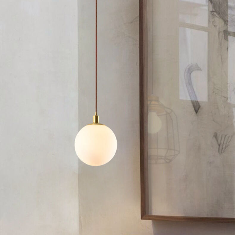 Toshi – Lustre en verre nordique en forme de sphère