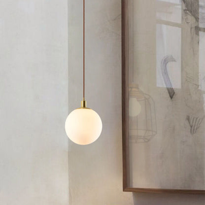 Toshi – Lustre en verre nordique en forme de sphère