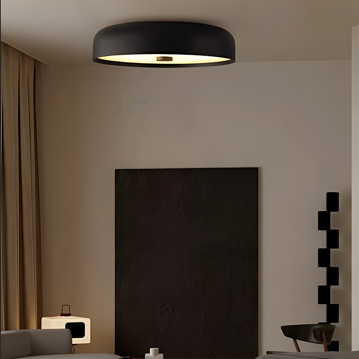 Tasha – Lampe de Plafond Ronde Minimaliste Italienne