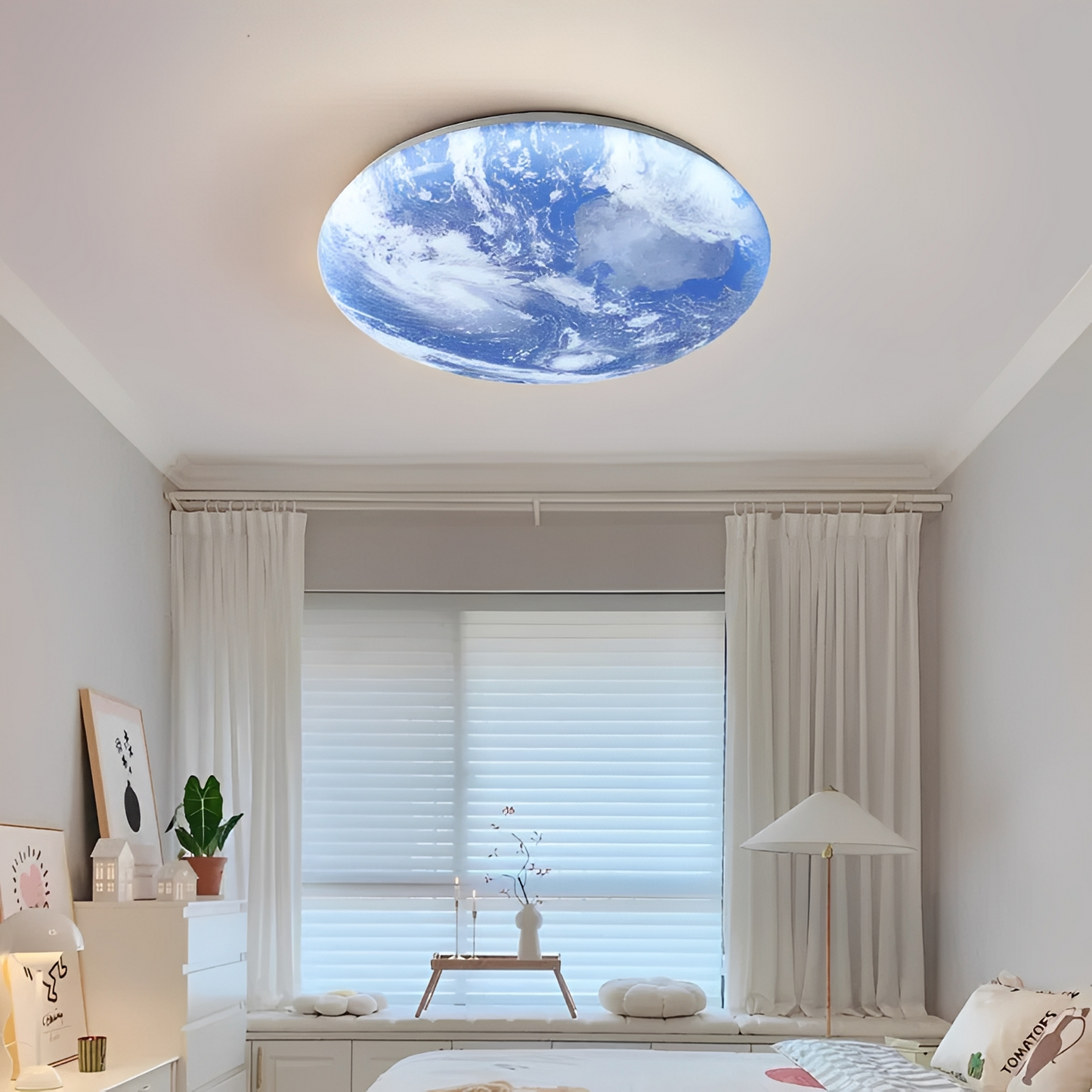Kris – Moderne Lune-Ronde LED-Plafonnier