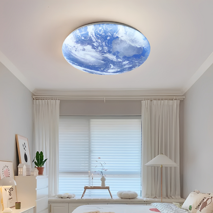 Kris – Moderne Lune-Ronde LED-Plafonnier