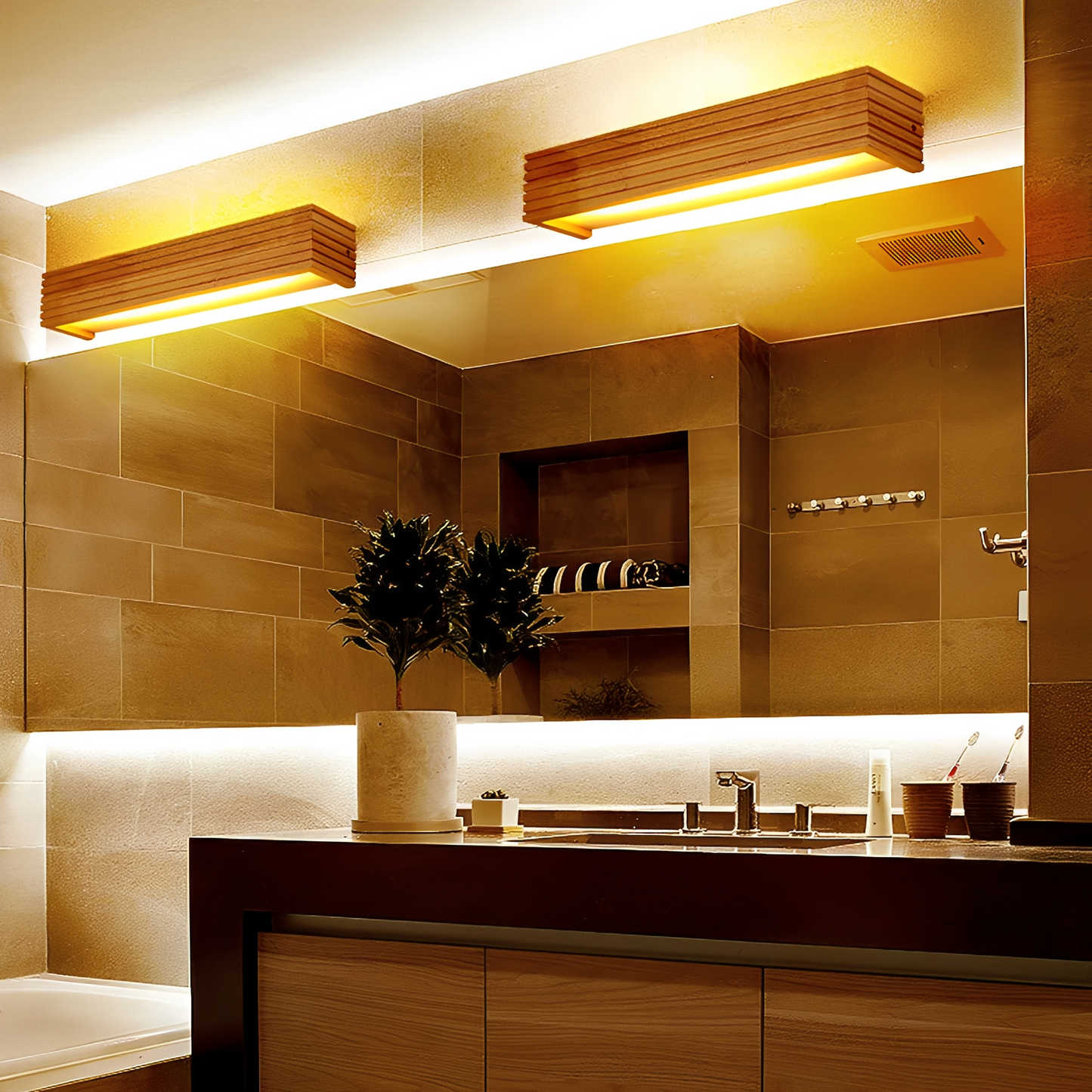 Eira – Simple Lampe Murale Nordique pour Salle de Bain