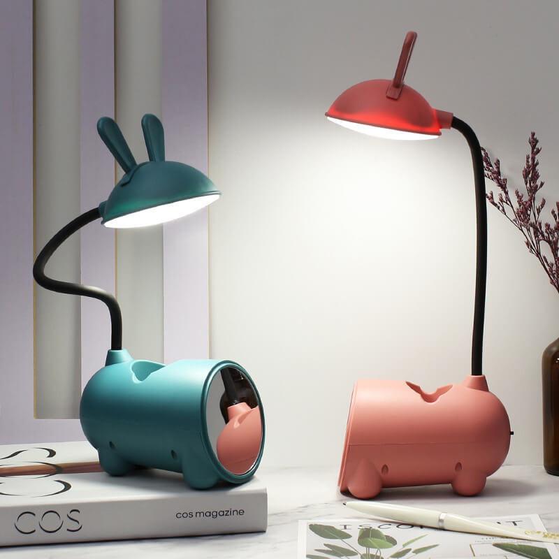 LumiFawn – Lampe de bureau LED moderne avec chargement USB