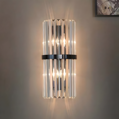Rafael – Lampe murale contemporaine en acier inoxydable