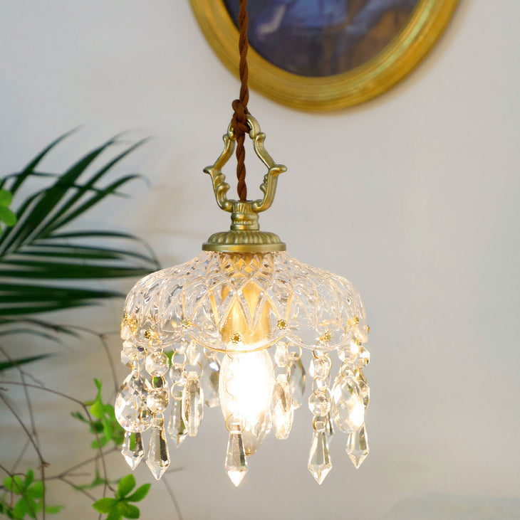 Amy – Applique Murale Vintage en Cristal Française