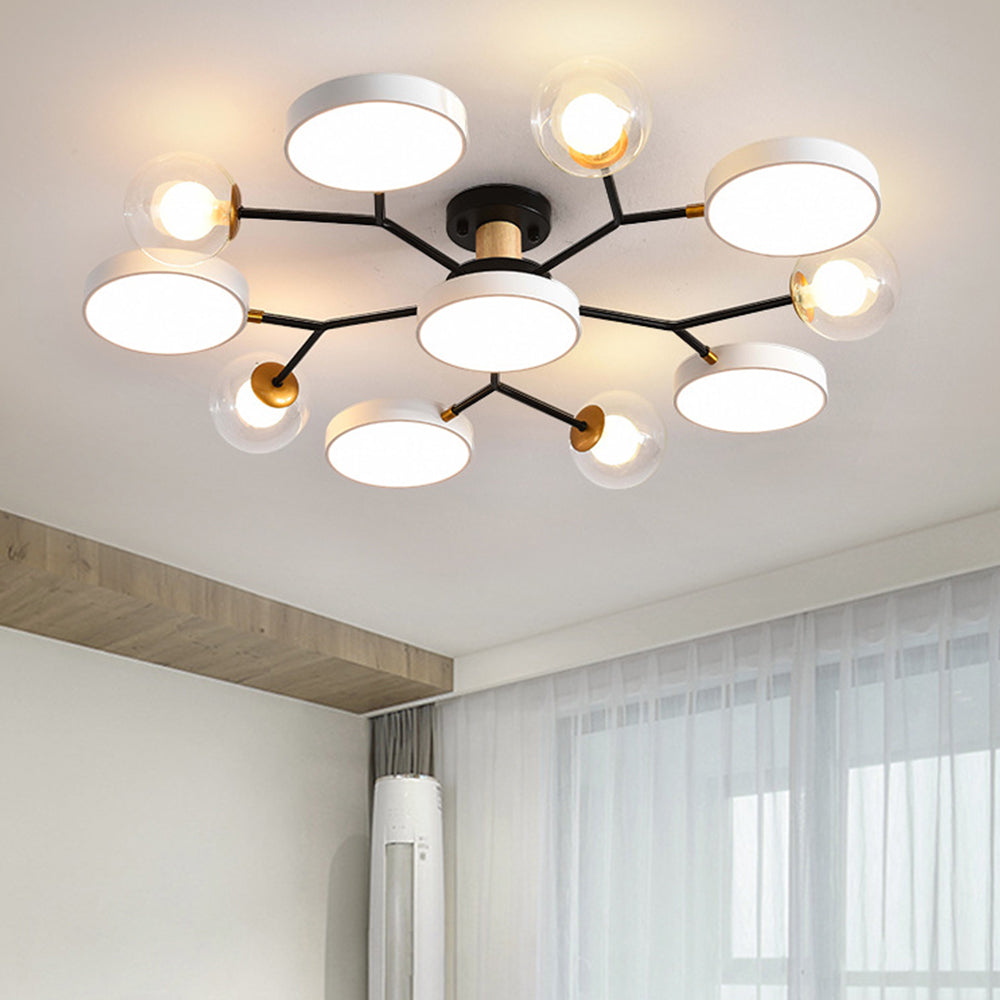 Darren – Lampe de plafond LED en design Branch
