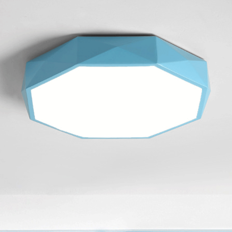 Marcial – Macaron LED Plafonnier en Design Polygonal Coquillage