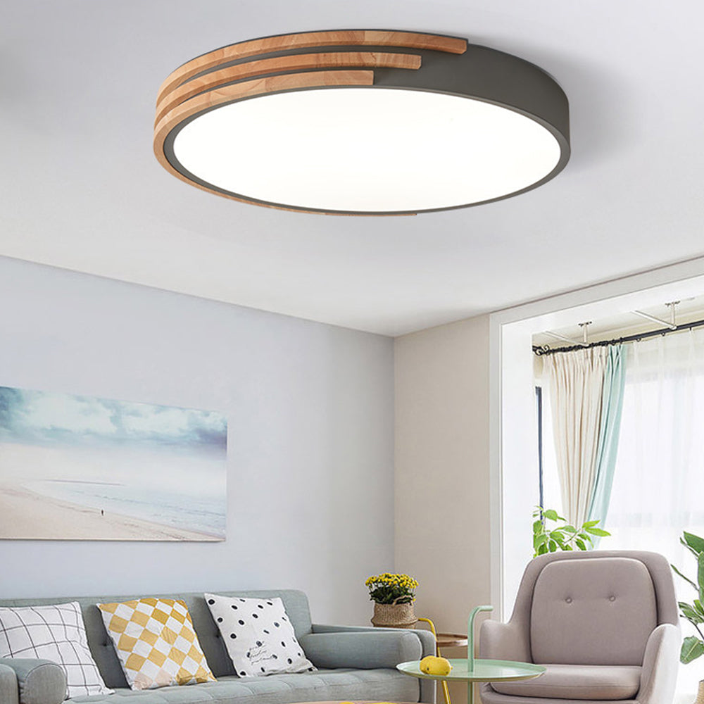 Reyo – Lampe de plafond LED ronde