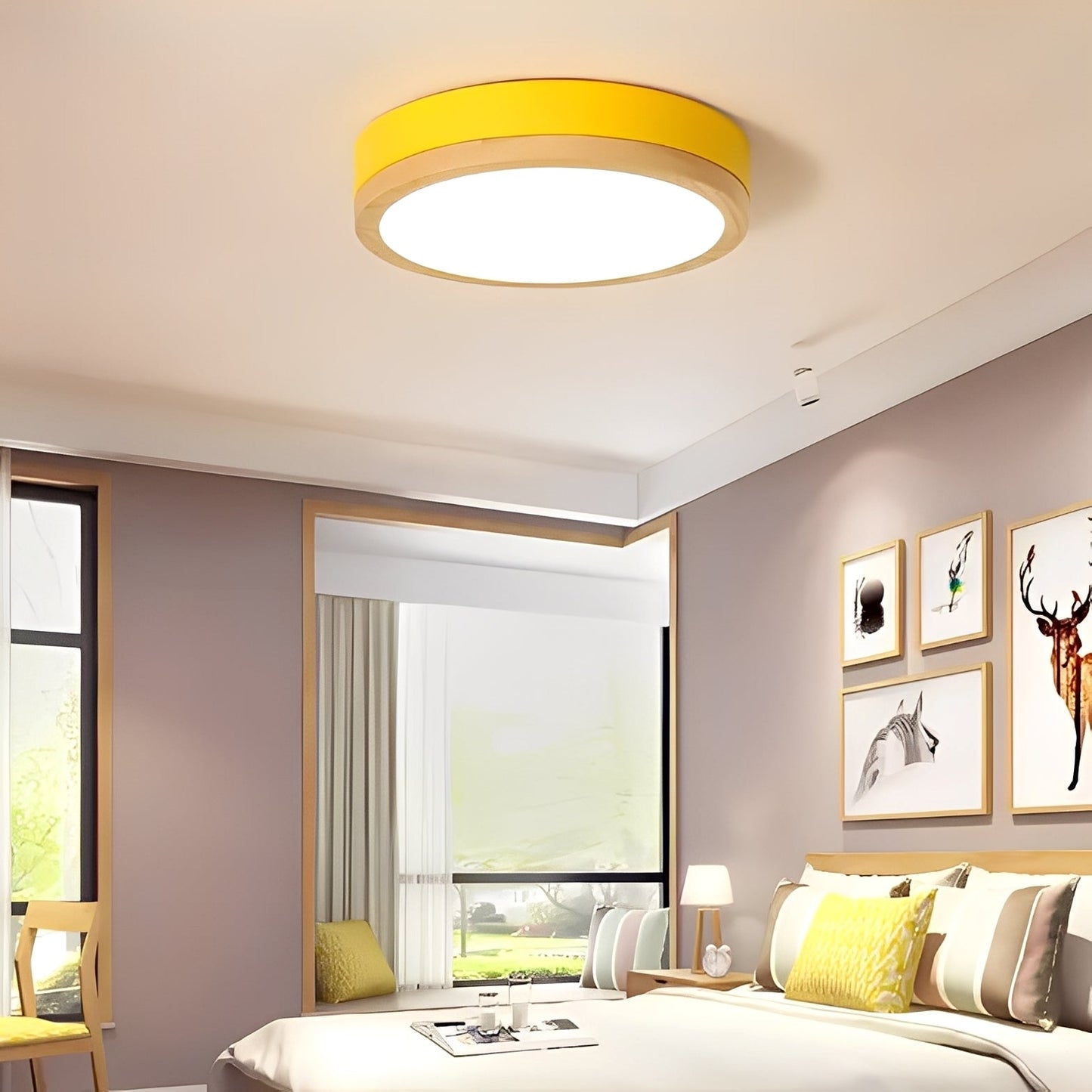 Chiara – Ronde Acrylique Plafonnier