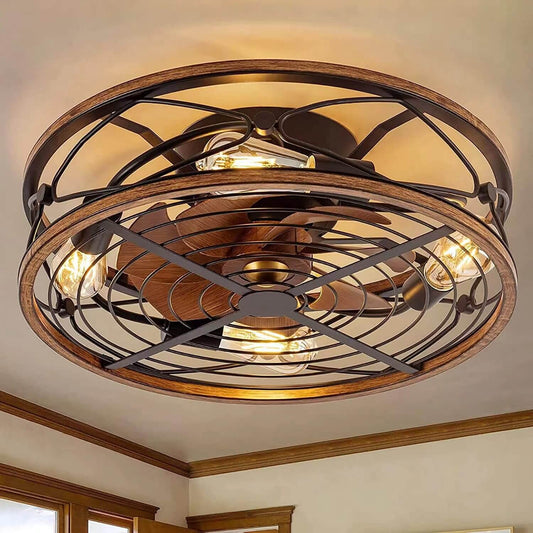 Darian – Ventilateur de plafond moderne avec éclairage