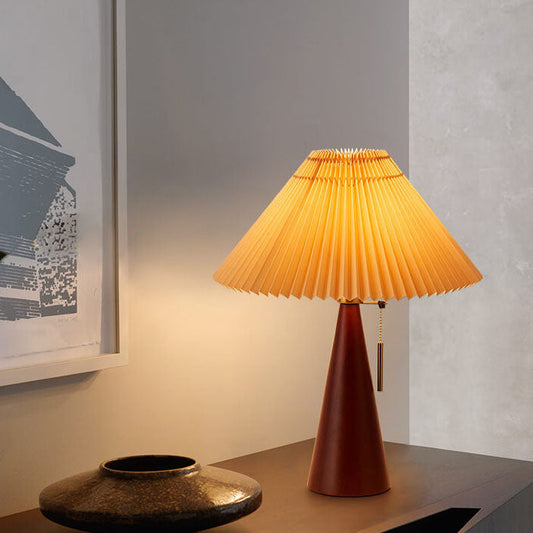 Emilia – Lampe de table LED japonaise pliable en bois