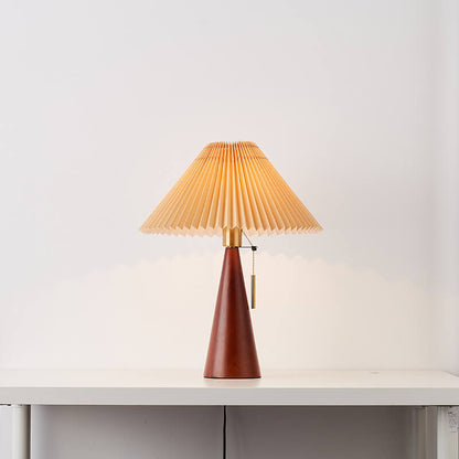 Emilia – Lampe de table LED japonaise pliable en bois