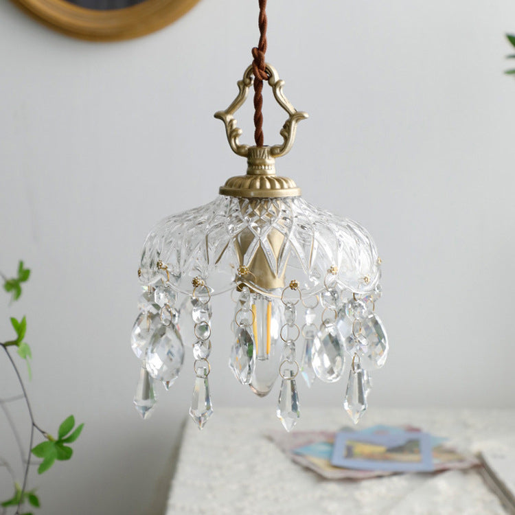 Amy – Applique Murale Vintage en Cristal Française