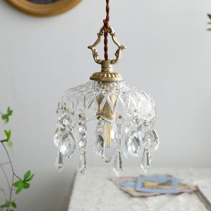 Amy – Applique Murale Vintage en Cristal Française