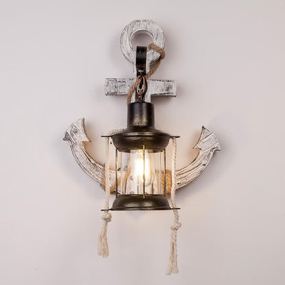 Dorian – Applique murale rétro industrielle au design d'ancre