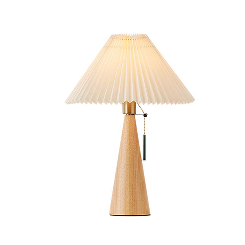 Emilia – Lampe de table LED japonaise pliable en bois