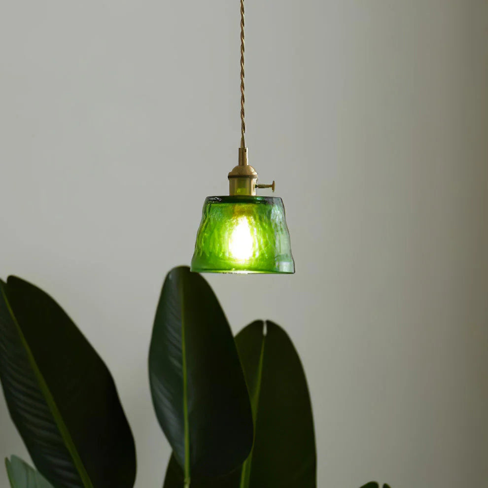Miyu – Lampe en verre suspendue minimaliste