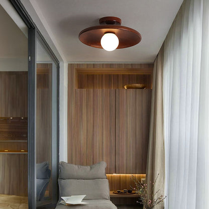 Kenji – Plafonnier en Bois Massif