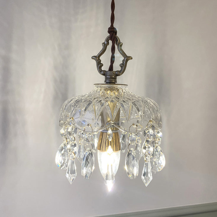 Amy – Applique Murale Vintage en Cristal Française