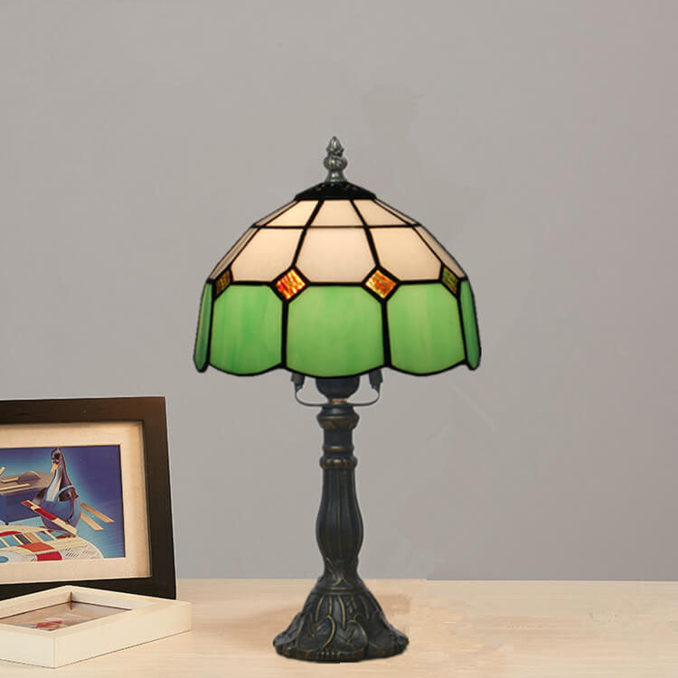 Seraphina – Lampe de table en verre Tiffany vintage