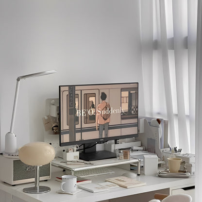 Evelyn – Lampe de table vintage en verre crème