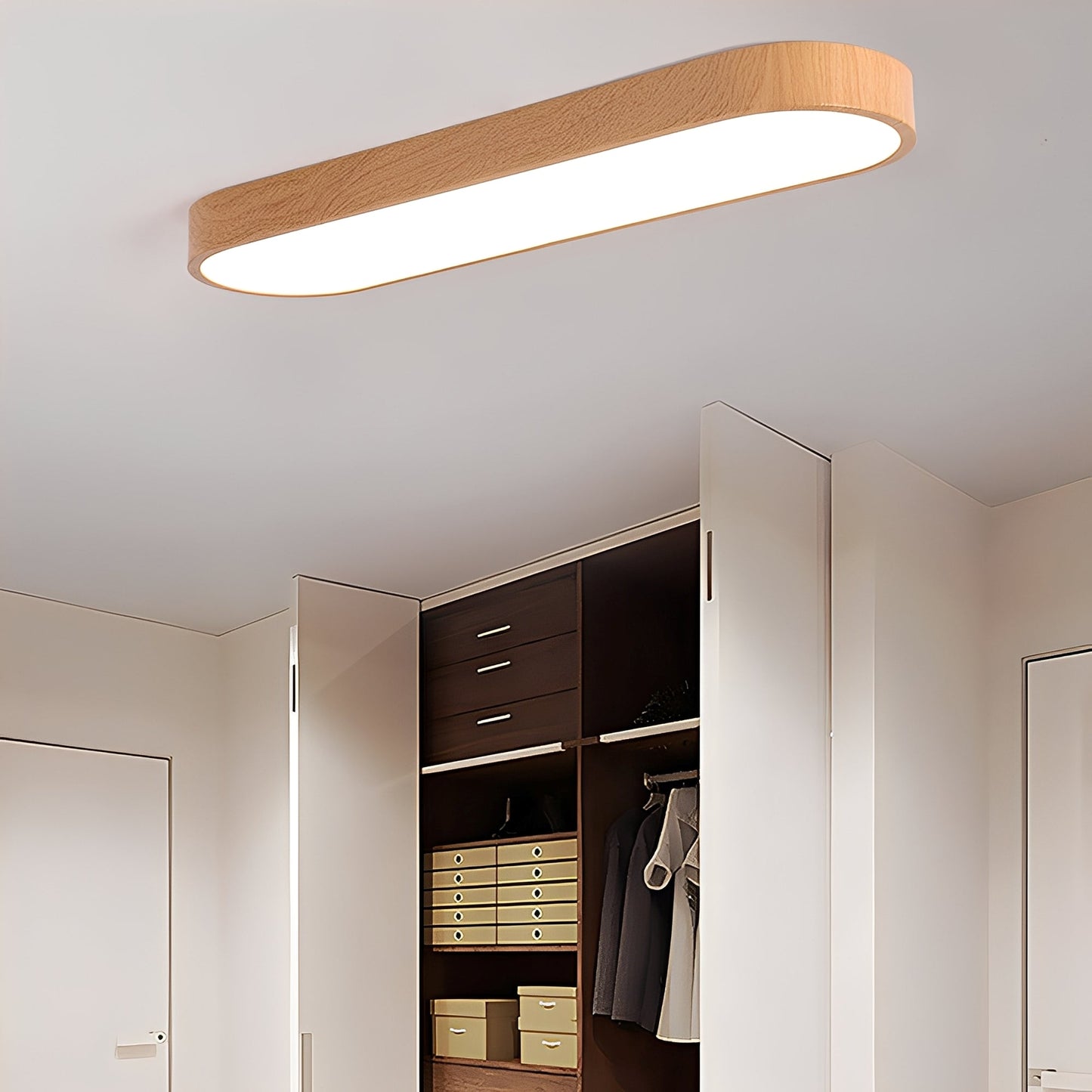 Lova – Moderne Plafonnier en Bois