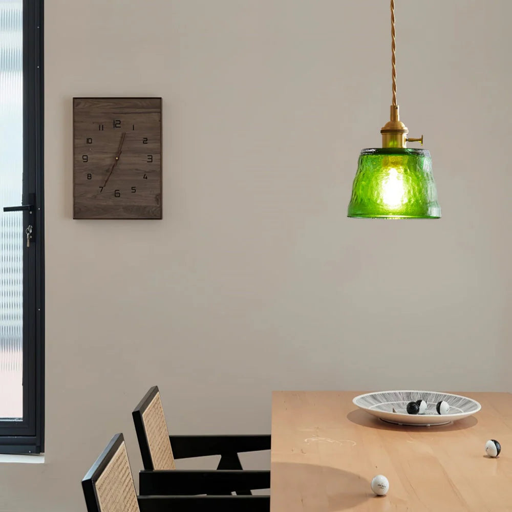 Miyu – Lampe en verre suspendue minimaliste