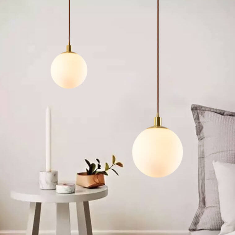 Toshi – Lustre en verre nordique en forme de sphère