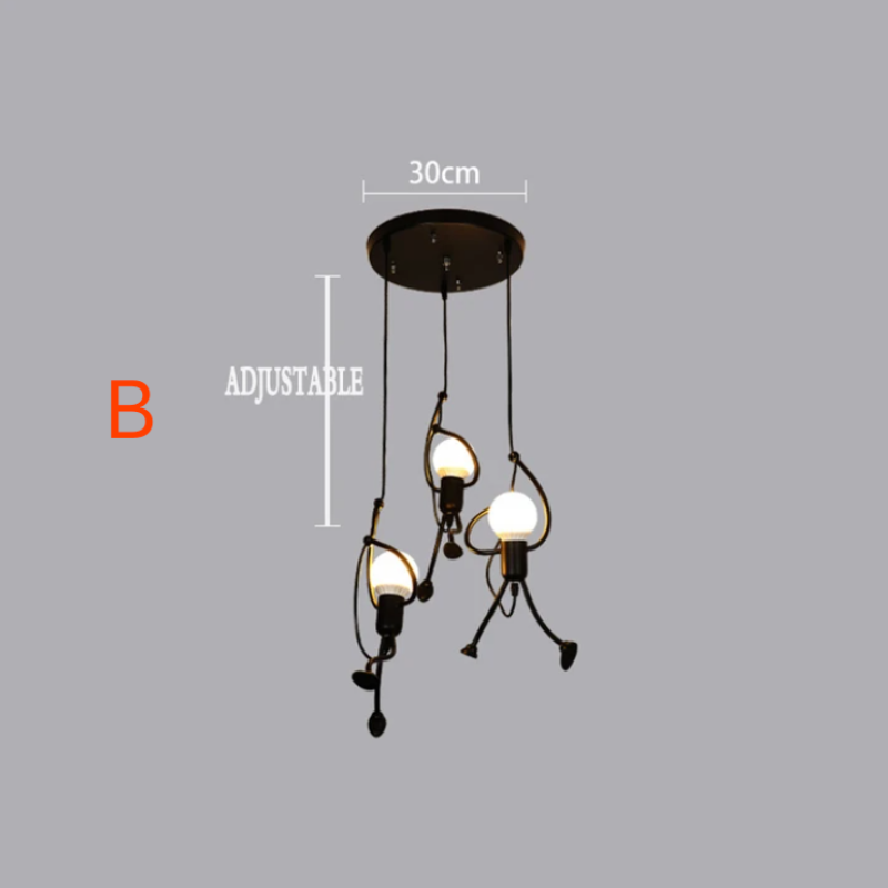 FerRetro – Lampe rétro au look super-héros industriel
