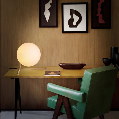 Raffy – Lampe de table sphère en verre simple