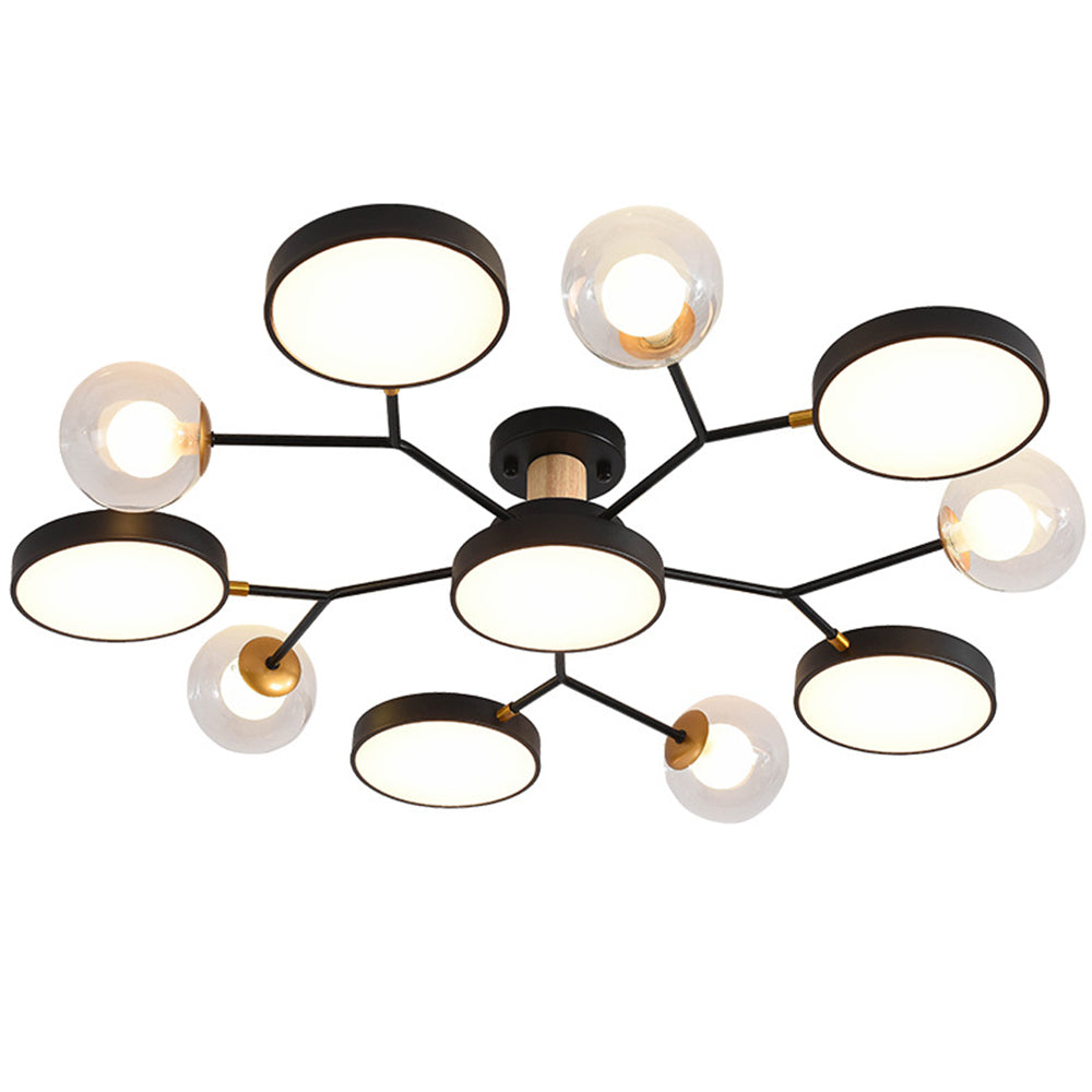 Darren – Lampe de plafond LED en design Branch