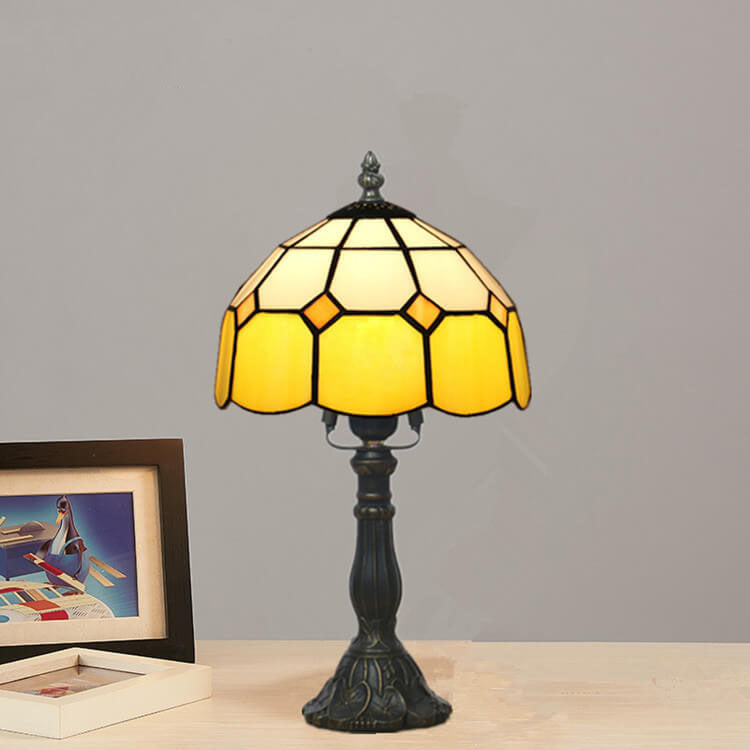 Seraphina – Lampe de table en verre Tiffany vintage