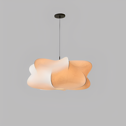Elara – Lampe suspendue en soie artistique