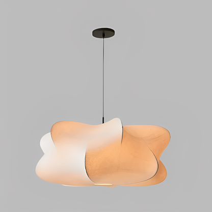 Elara – Lampe suspendue en soie artistique