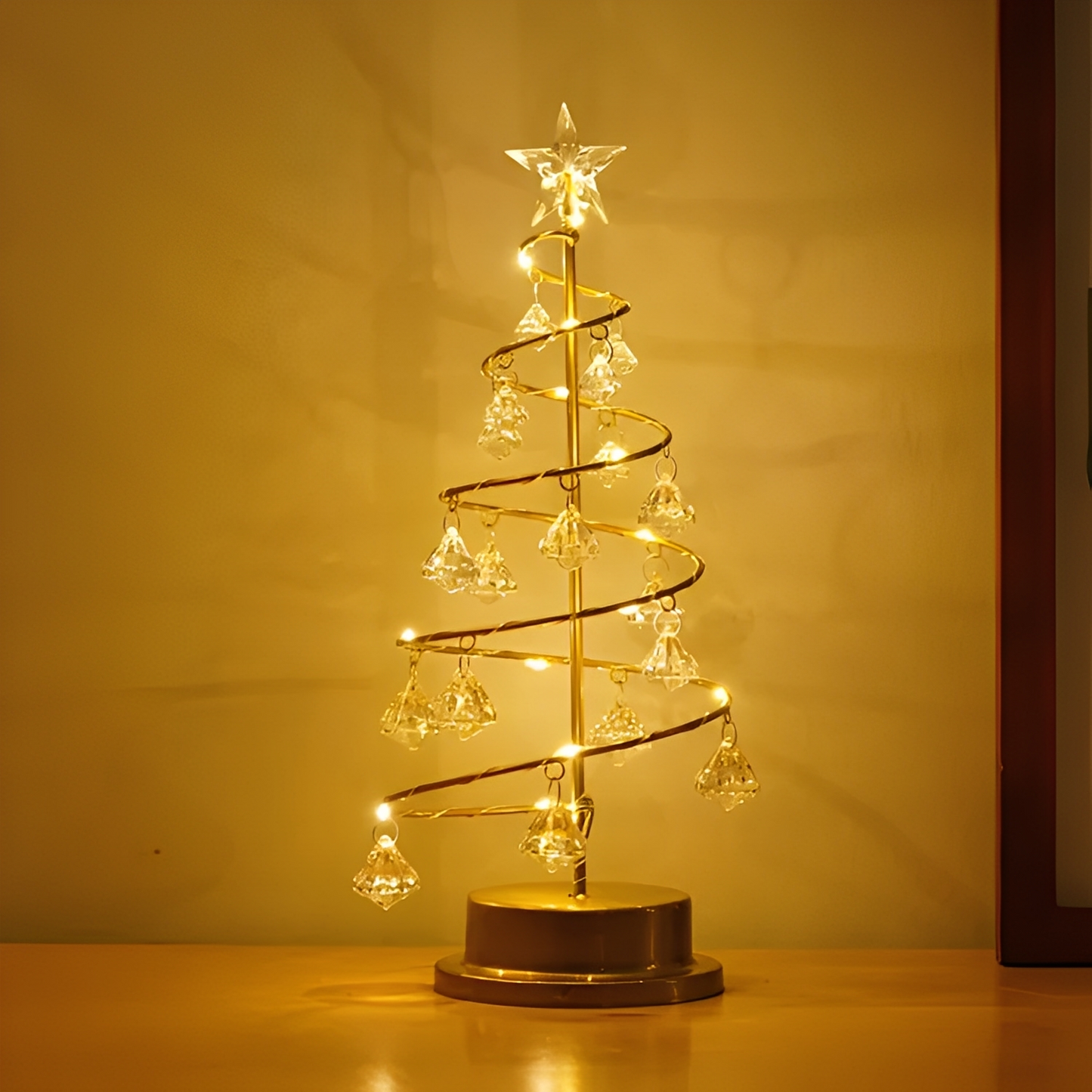 Yamira – Guirlande lumineuse LED arbre de Noël en cristal