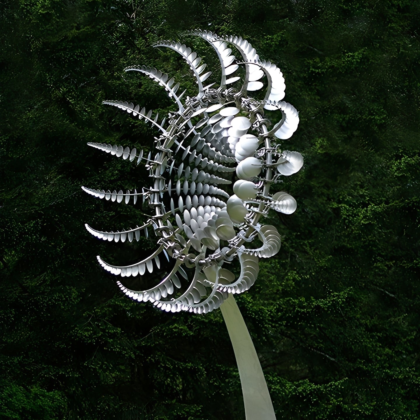 MetalWhirl – Moulin à vent en acier inoxydable
