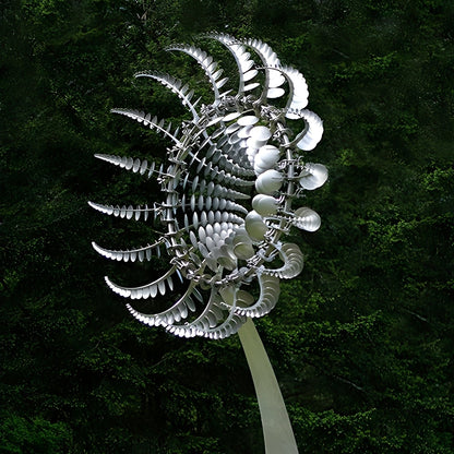 MetalWhirl – Moulin à vent en acier inoxydable